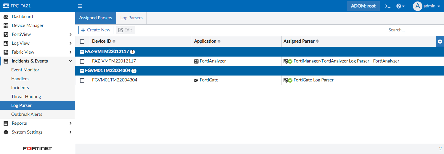 Support parsing and addition of thirdparty application logs to the